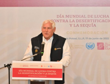 EL TITULAR de Sader, Víctor Villalobos, urge a dependencias crear políticas públicas contra la desertificación