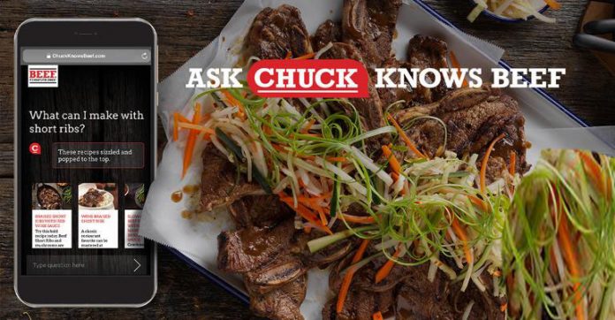 EN EE.UU. lanzaron esta semana el programa de inteligencia artificial de Google «Chuck Knows Beef», experto en carne de res.
